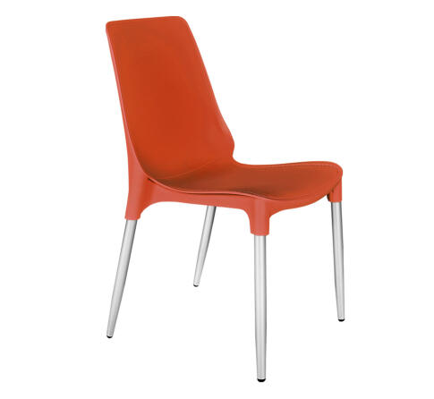 Стул Sheffilton SHT-S75-1 красный/хром лак Стул Sheffilton SHT-S75-1 красный/хром лак