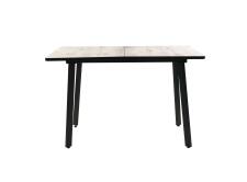 Стол ВВР Миллер бискайская сосна/черный №3, Пластик 120-160/80