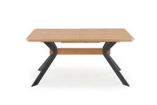 Стол обеденный HALMAR BACARDI дуб натуральный/черный 160-220/90