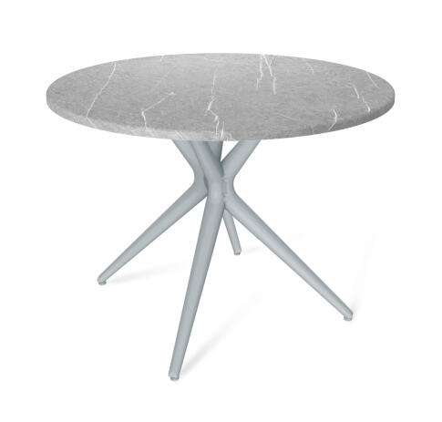 Стол Sheffilton SHT-TU30/TT 90 МДФ серый /серый мрамор Стол Sheffilton SHT-TU30/TT 90 МДФ серый /серый мрамор