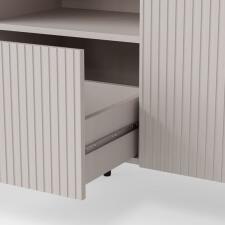 Комод HALMAR PAXOS KM-1 кашемир/черный