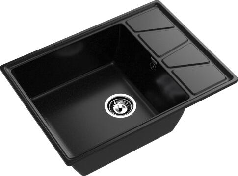 Кухонная мойка GRANFEST VERTEX V-680L черный