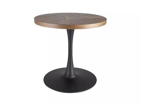 Стол обеденный SIGNAL AMADEO орех/черный мат 80