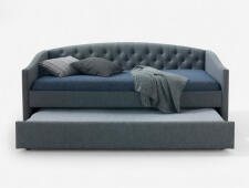 Кровать SIGNAL ALESSIA tap. 23 серый/дуб, 90/200