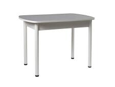 Стол ВВР Раздвижной пластиковый Будда/Прямое белый, 110-150/70