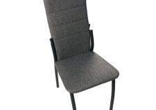 Стул ВВР Прага серый/черный, рогожка