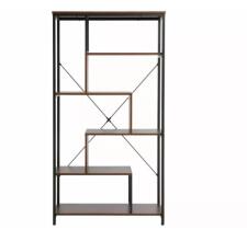 Стеллаж SIGNAL NET A орех/черный 163/85