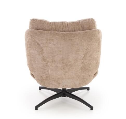 Комплект HALMAR PESTO (кресло+подставка для ног) бежевый