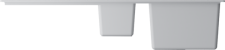 Кухонная мойка Omoikiri Kitagawa 100-2-WH Artceramic/белый
