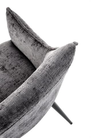 Стул HALMAR K559 серый/черный