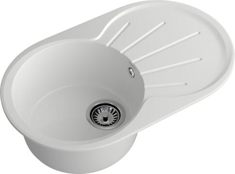 Кухонная мойка GRANFEST RONDO R-750L иней