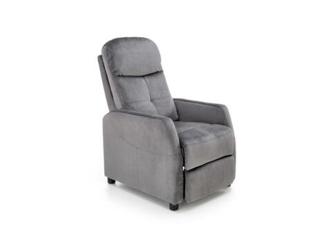 Кресло HALMAR FELIPE 2 раскладное, серый/венге