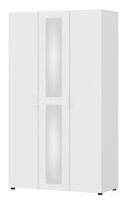Шкаф NN Мебель (МС Токио) Белый текстурный, трехстворчатый