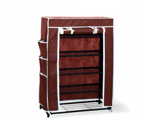 Полка для обуви с чехлом Sheffilton EL-SR5DB артикул EL-SR5DB темно-корич. Полка для обуви с чехлом Sheffilton EL-SR5DB артикул EL-SR5DB темно-корич.