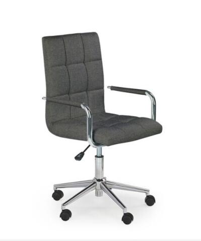 Кресло компьютерное HALMAR GONZO 3 темно-серый/хром