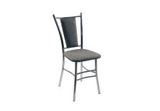 Стул ВВР Марсель серый/хром, рогожка
