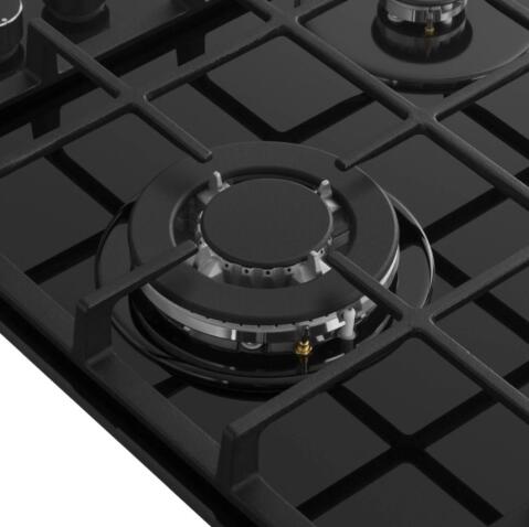 Варочная панель газовая MEFERI MGH453BK GLASS POWER