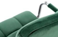 Кресло компьютерное HALMAR GONZO 4 темно-зеленый/хром