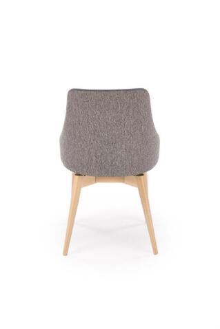 Стул HALMAR MALAGA Mavel 14/Stelar 92 серый/бук