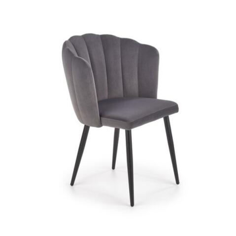 Стул HALMAR K386 серый/черный