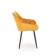 Стул HALMAR K487 горчичный/черный