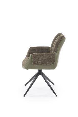 Стул HALMAR K579 зеленый/черный, поворотный