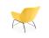 Кресло HALMAR BELTON желтый/черный