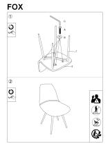 Стул SIGNAL FOX tap. 66 бежевый/дуб