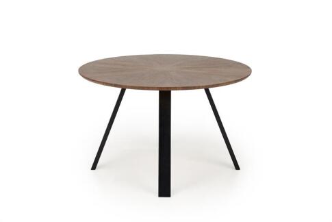 Стол обеденный HALMAR DANILO орех/черный 120