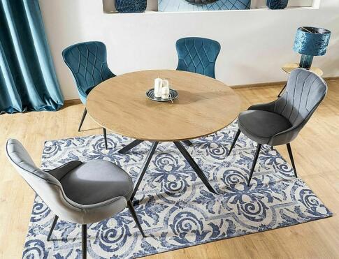 Стул SIGNAL LOTUS Velvet Bluvel 14 серый/черный