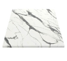 Столешница Sheffilton SHT-TT46 80/80 белый мрамор