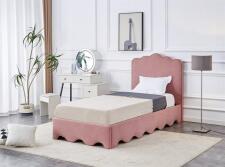 Кровать HALMAR ORSO розовый, 90/200