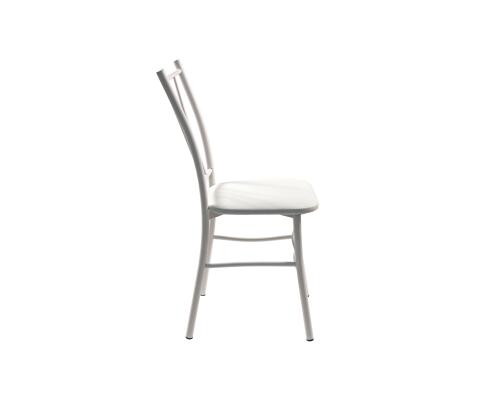 Стул ВВР Трилогия белый крокодил/белый, экокожа