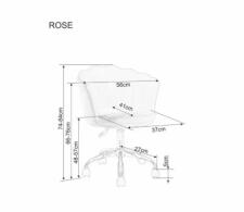 Кресло компьютерное SIGNAL ROSE Bluvel 52 розовый