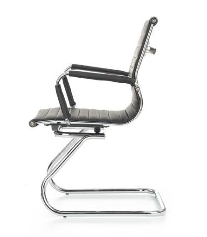 Кресло компьютерное HALMAR PRESTIGE SKID черный/хром