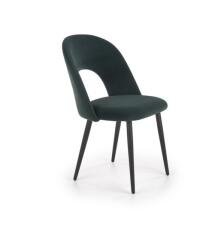 Стул HALMAR K384 темно-зеленый/черный