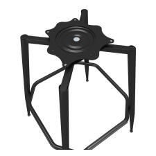 Стул барный Sheffilton SHT-ST19-SF2/S1480 туманная дымка/черный муар, поворотный