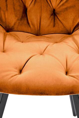 Стул HALMAR K519 корица/черный, поворотный