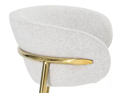 Стул SIGNAL ELTON Raven 22 светло-бежевый/золотой