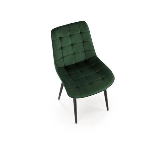 Стул HALMAR K580 темно-зеленый/черный