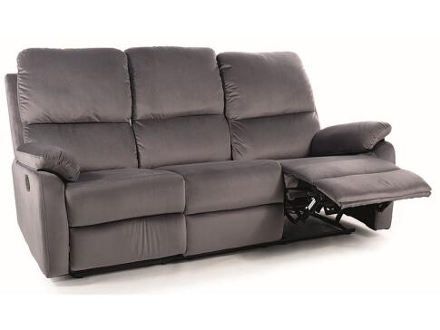 Диван SIGNAL SPENCER 3 Velvet Bluvel 14 раскладной, серый