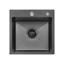 Мойка ARFEKA ECO AR 450*450 BLACK PVD NANO DECOR MILLET GRAINS (настольная) Мойка ARFEKA ECO AR 450*450 BLACK PVD NANO DECOR MILLET GRAINS (настольная)