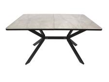 Стол ВВР Миллер Каспий бронзовый/черный №7, пластик 120-160/80