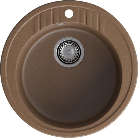 Кухонная мойка GRANFEST RONDO R-520 терракот