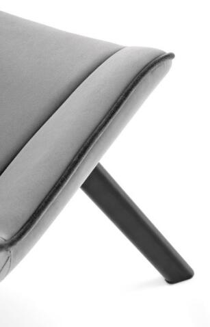 Стул HALMAR K520 темно-серый/черный, поворотный