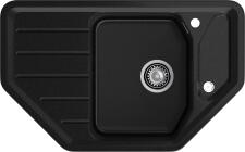 Кухонная мойка GRANFEST CORNER C-800E черный