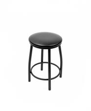 Табурет ВВР Премиум черный/черный, экокожа