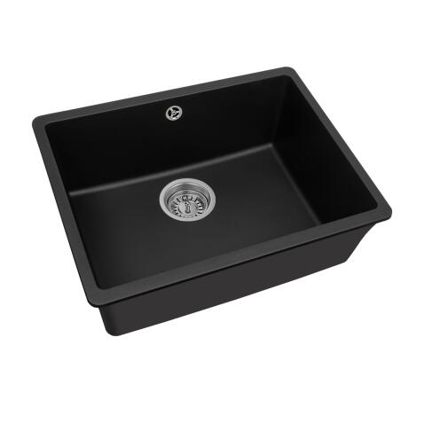 Мойка кухонная AQUASANITA Fast SQF 103 601 AW black metallic