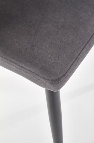 Стул HALMAR K386 серый/черный