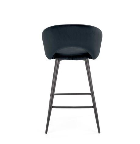 Стул барный HALMAR H96 черный/черный